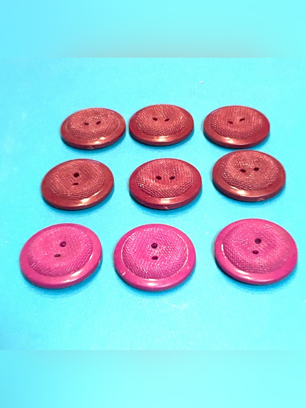 9 Vintage Basketweave Buttons